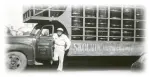 1950: A fresh load of reconditioned drums.