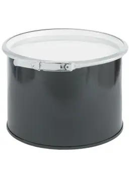 5 Gal Open Head Carbon Steel Drum - Leverlock Ring Closure