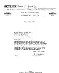 1949: In October, 2009, Mark Mooney presented Howard Skolnik with a copy of a letter written on October 19th, 1949 from Jack Skolnik to potential customer, Thomas Popola and Sons, Inc. This letter is the oldest known piece of Skolnik correspondence