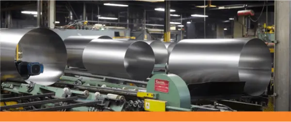 Drums in production at Skolnik Industries