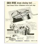 1952: Open Head Drum Closing Tool created by Skolnik.